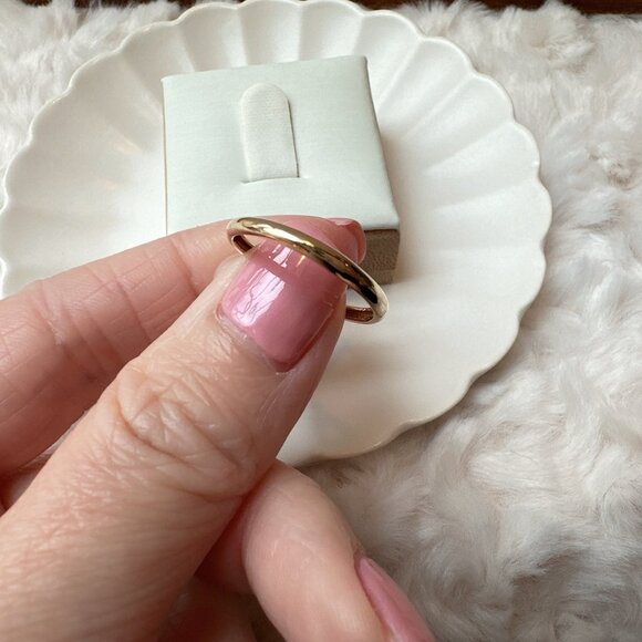 New 10k Yellow Gold with Genuine Pink Freshwater Pearl Ring - Picture 6 of 8